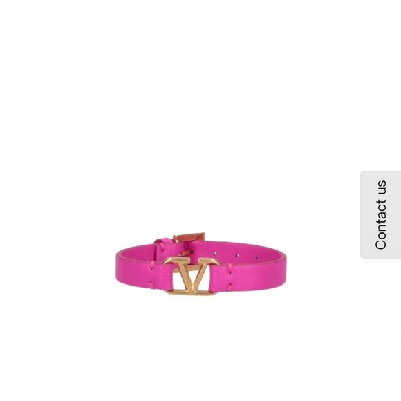 EUC V Signature Logo Pink Bracelet Valentino Garavani - Picture 2 of 2